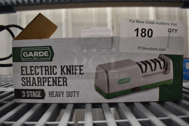 BRAND NEW IN BOX! Garde XL 181KS3STG 3 Stage Heavy-Duty Stainless Steel Electric Knife Sharpener. 120 Volts, 1 Phase. 10.5x4x4. Tested and Working! - Image 5 of 5