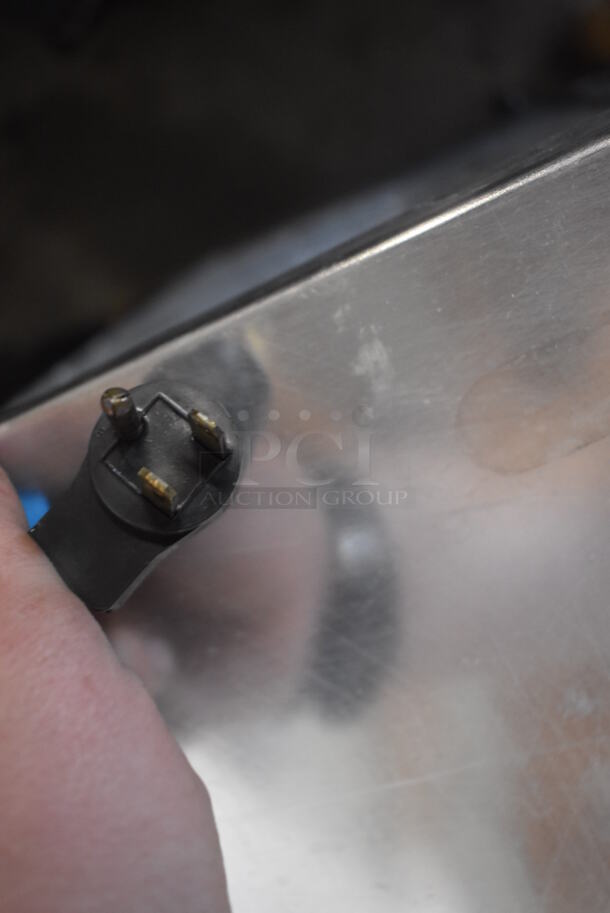 Delfield 406CA Stainless Steel Commercial Single Door Undercounter Cooler on Commercial Casters. 115 Volts, 1 Phase. Tested and Powers On But Does Not Get Cold - Image 5 of 6