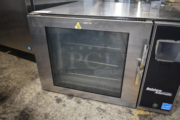 2014 Belshaw Adamatic FG189T-UZ82 Stainless Steel Commercial Countertop Convection Oven. 208/250 Volts, 3 Phase.  - Image 4 of 6