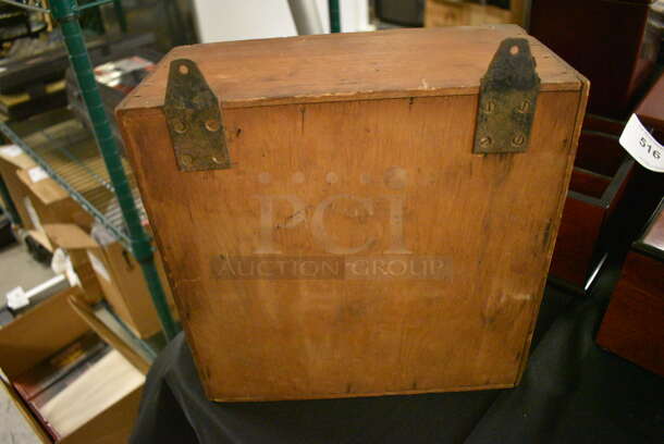 ONE OF A KIND! The Pennsylvania Railroad Wooden First Aid Cabinet With First Aid For Wounds Tin Can - Image 4 of 8