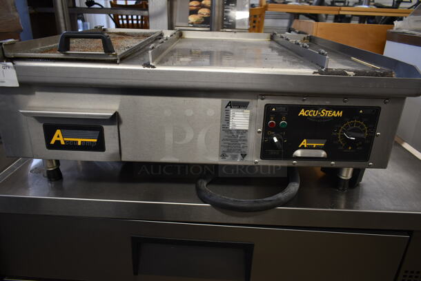 2013 AccuTemp EFG2083A3608 Stainless Steel Commercial Countertop Electric Powered Flat Top Griddle. 208 Volts, 3 Phase. Unit Was Working When Removed. - Image 3 of 6