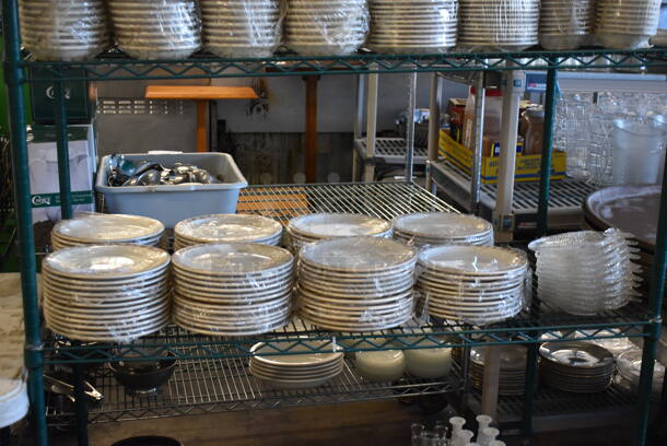 ALL ONE MONEY! Tier Lot of Various Items Including Ceramic Plates and Glass Fish Shaped Dishes - Image 3 of 10