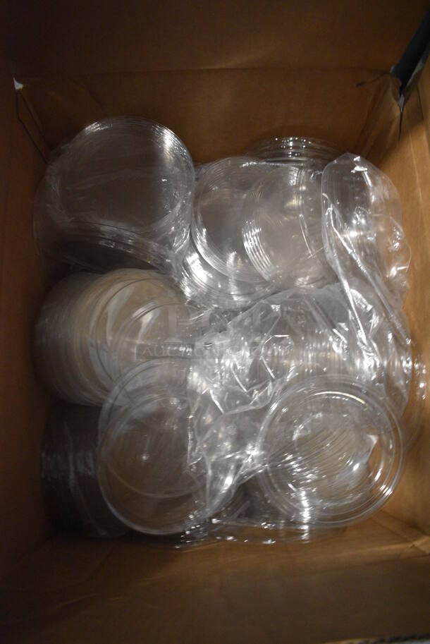ALL ONE MONEY! Lot of Clear Plastic Lids!