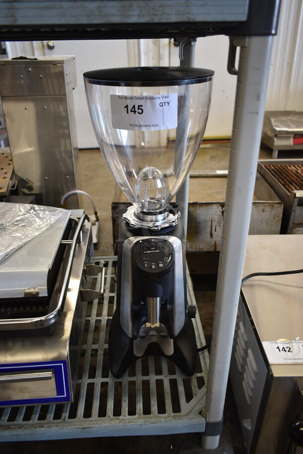 BRAND NEW SCRATCH AND DENT! 2022 HeyCafe HC-600 ODG V1 Stainless Steel Commercial Countertop Espresso Bean Grinder. 110 Volts, 1 Phase. Tested and Working! - Image 1 of 7