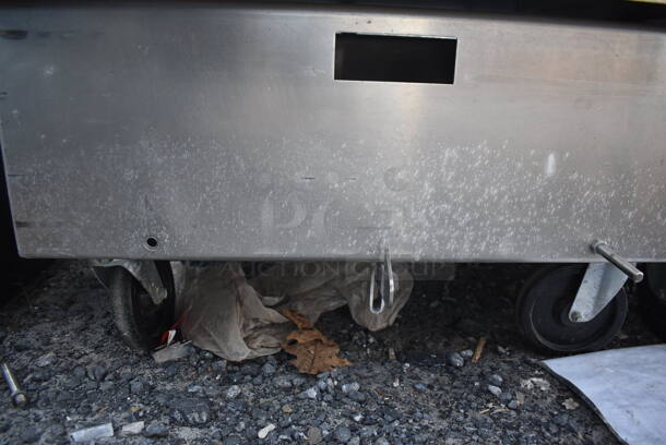 Metal Commercial Dolly w/ Push Handle on Commercial Casters. 27x32x39 - Image 3 of 3