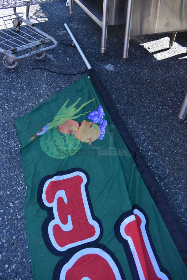 Fresh Produce Banner. 26x179 - Image 3 of 3