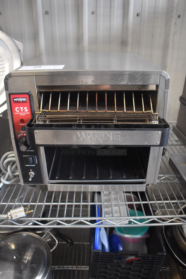 Waring CTS1000 Commercial Countertop Conveyor Toaster 120 Volt 1 Phase. Tested and Working! 
