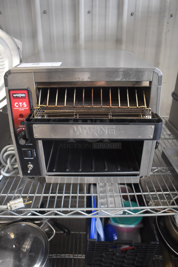 Waring CTS1000 Commercial Countertop Conveyor Toaster 120 Volt 1 Phase. Tested and Working!  - Image 1 of 9