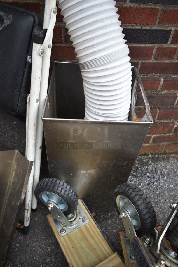 ALL ONE MONEY! Lot of 5 Various Items Including Stepladder, Vent Chute and Metal - Image 3 of 4