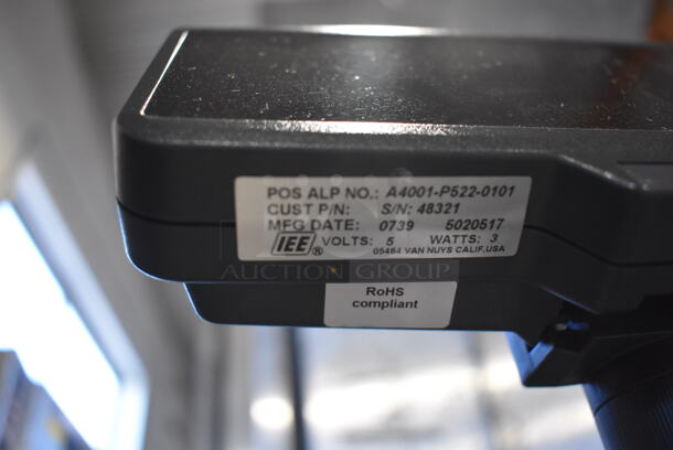 Micros Workstation 5 15" POS Monitor, Epson M129H Receipt Printer, Magtek Credit Card Reader, Motorola Barcode Scanner and Metal Cash Drawer - Image 9 of 12