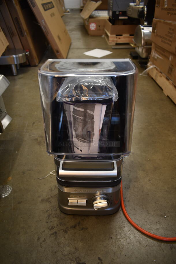 BRAND NEW SCRATCH AND DENT! KitchenAid KSBC1B2CU Metal Commercial Countertop Blender. 120 Volts, 1 Phase. Tested and Working! - Image 1 of 7