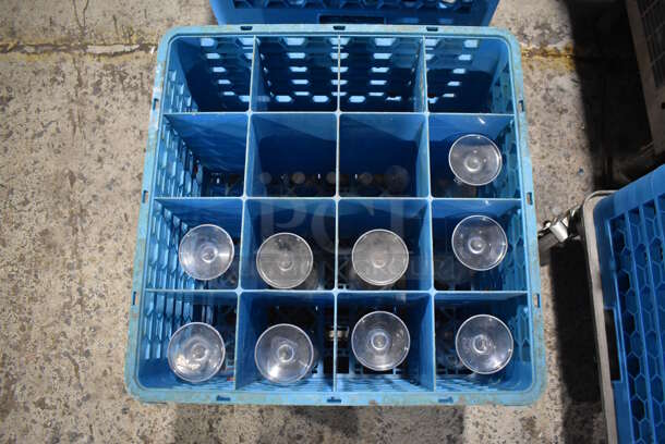 ALL ONE MONEY! Lot of 9 Dish Caddies on Dish Caddy Dolly w/ Various Glasses Including Ceramic Mugs, Beverage Glasses - Image 8 of 12