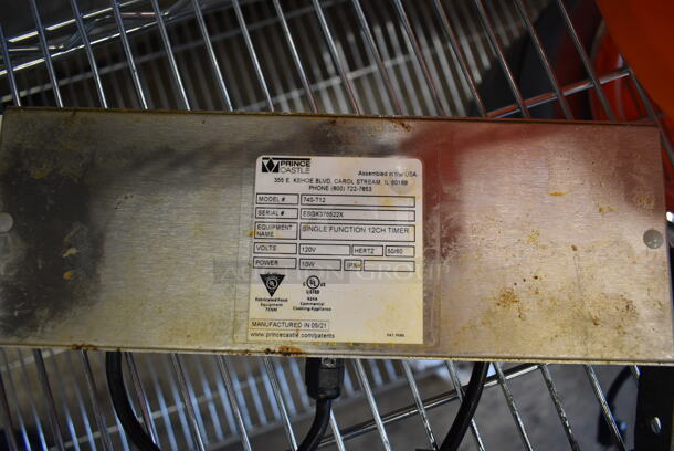 Prince Castle 740-T12 Stainless Steel Timer. 120 Volts, 1 Phase.  - Image 4 of 4
