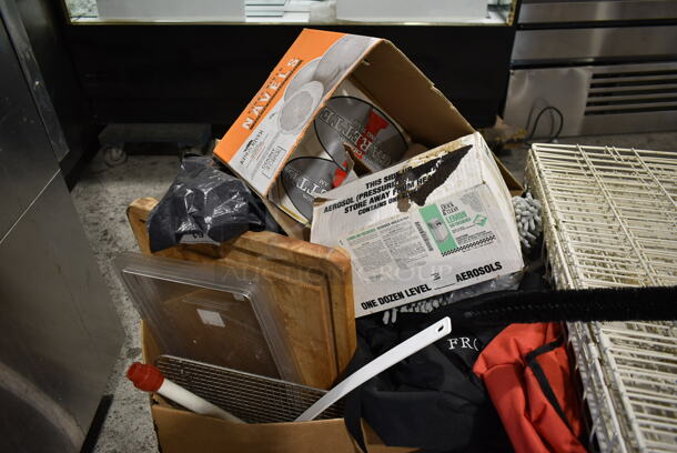 ALL ONE MONEY! 2 PALLET LOT of Various Items Including Hoppers, Racks and Umbrella Stand. - Image 6 of 9