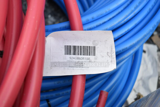 BRAND NEW SCRATCH AND DENT! Lot of 6 Sharkbite Coil Plex Water Hoses Including U880R100, 92AU860R100, 92AU870B300 - Image 6 of 7