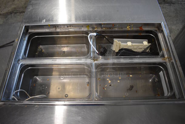 Turbo Air MST-28-N-711S Stainless Steel Commercial Prep Table. 115 Volts, 1 Phase. 27.5x30x38. Tested and Working! - Image 4 of 6