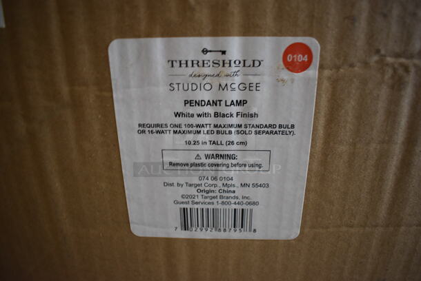2 BRAND NEW IN BOX! Threshold DPCI 074 06 0104 Pendant Lamps. 2 Times Your Bid! - Image 7 of 7