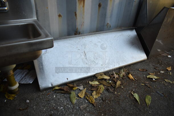 Stainless Steel Commercial Wall Mount Shelf. - Image 2 of 2