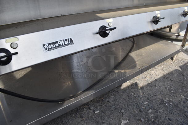 Serve Well 5 Bay Steam Table w/ Undershelf. 120 Volts, 1 Phase. Cannot Test Due To Plug Style - Image 6 of 7