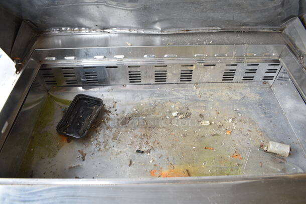 Asbury MCR-48M Stainless Steel Commercial Sandwich Salad Prep Table Bain Marie Mega Top on Commercial Casters. 115 Volts, 1 Phase. Tested and Powers On But Does Not Get Cold - Image 2 of 5