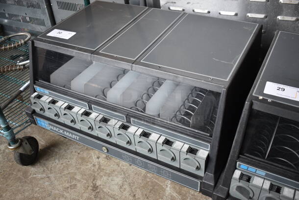 Snack-Mart Black Countertop 9 Slot Snack Vending Machine. 28x21x20.5 - Image 2 of 4