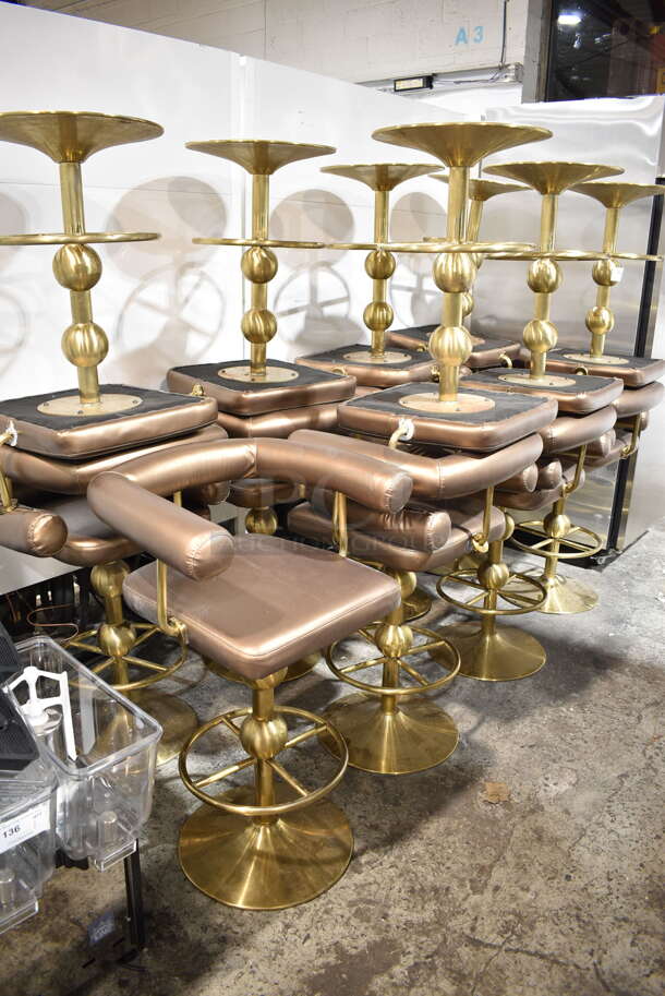 15 Bar Height Stool w/ Arm Rests. 15 Times Your Bid! - Image 1 of 5