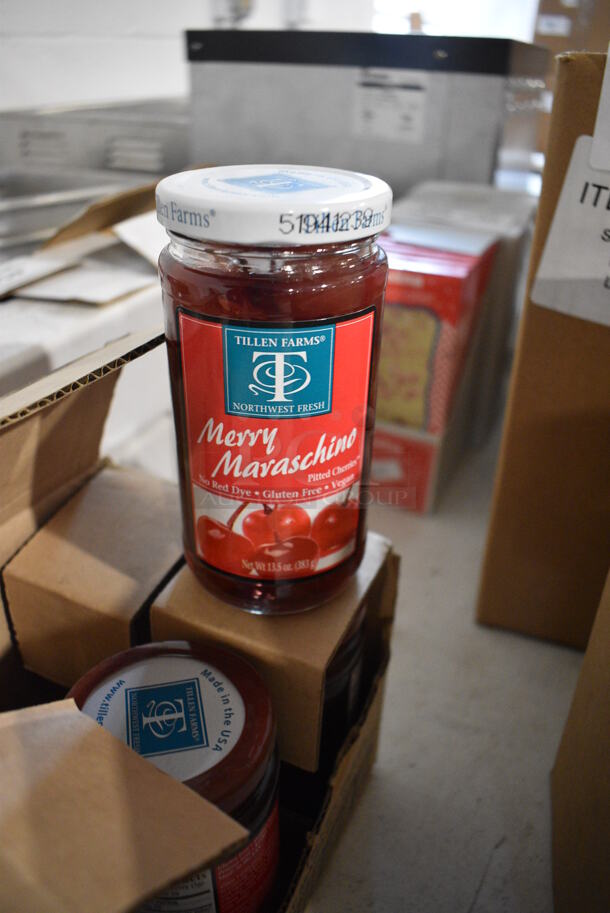 ALL ONE MONEY! Lot of 5 Maraschino Cherry Bottles! - Image 2 of 2