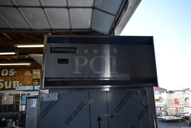 BRAND NEW SCRATCH AND DENT! 2022 Continental D1RINSA Stainless Steel Commercial Single Door Roll In Rack Cooler. 115 Volts, 1 Phase. Tested and Working! - Image 2 of 6
