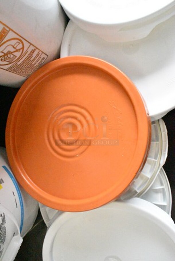 ALL ONE MONEY! Lot of Poly Buckets and Lids.  - Image 6 of 12
