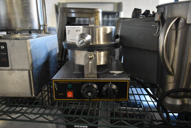 2020 XC-XG-1 Stainless Steel Commercial Countertop Waffle Cone Maker. 110 Volts, 1 Phase. Tested and Working! - Image 1 of 5