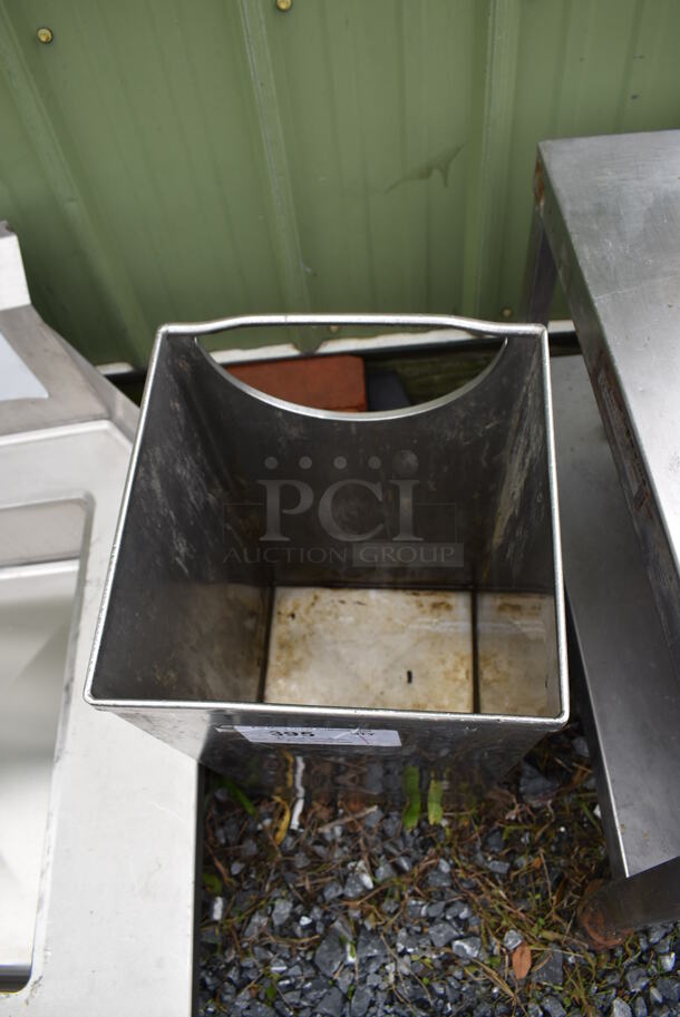 Metal Bin. 11x11x22 - Image 5 of 5
