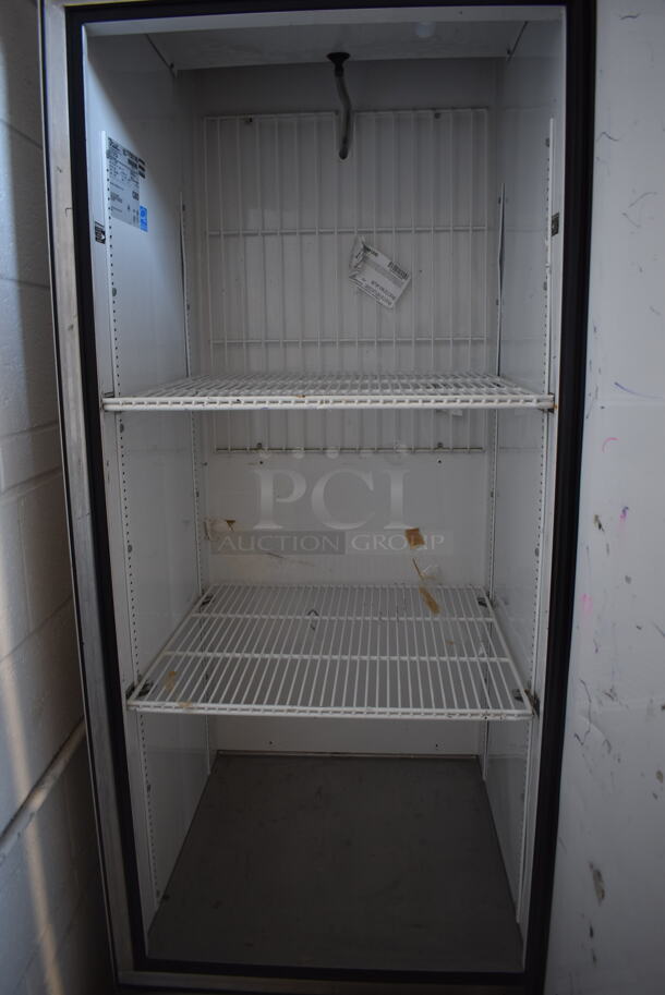 2013 True T-23F ENERGY STAR Stainless Steel Commercial Single Door Reach In Freezer w/ Poly Coated Racks on Commercial Casters. 115 Volts, 1 Phase. Tested and Powers On But Does Not Get Cold - Image 4 of 7