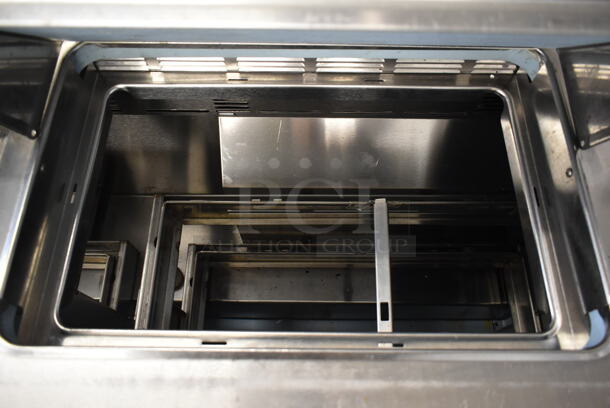 Delfield UCD4464N-12-DD5 Stainless Steel Commercial Sandwich Salad Prep Table Bain Marie Mega Top w/ 4 Drawers. 115 Volts, 1 Phase. Tested and Powers On But Does Not Get Cold - Image 4 of 8