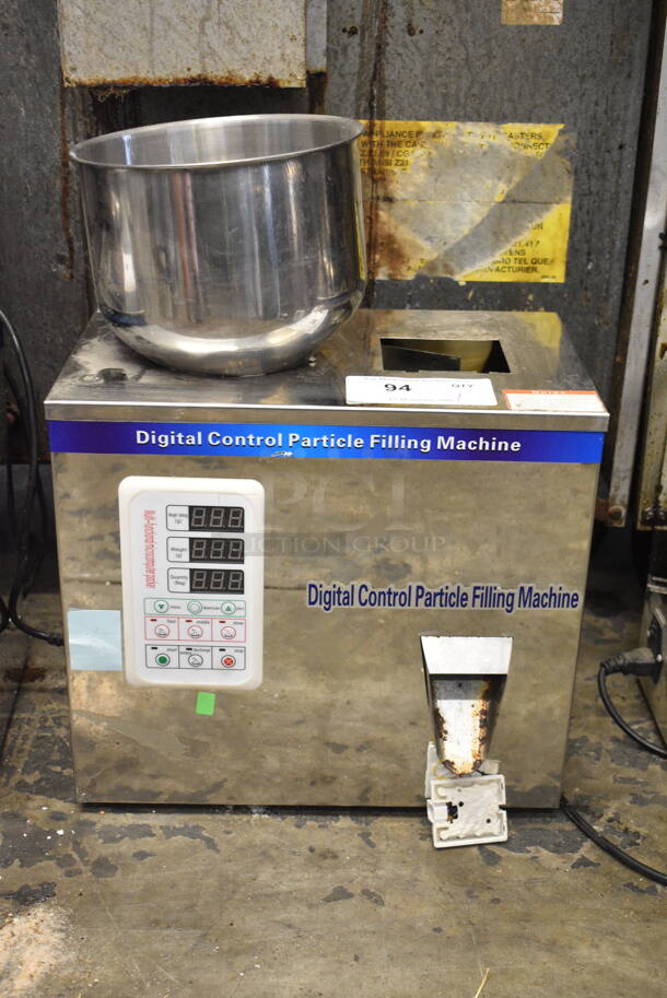 Stainless Steel Commercial Countertop Digital Control Particle Filling Machine. Tested and Working! - Image 1 of 4