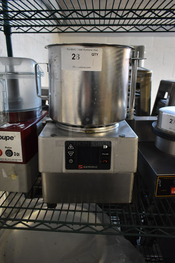2020 Sammic CK-38V Stainless Steel Commercial Countertop Food Processor w/ S Blade. No Lid. 120 Volts, 1 Phase. Tested and Working! - Image 1 of 6