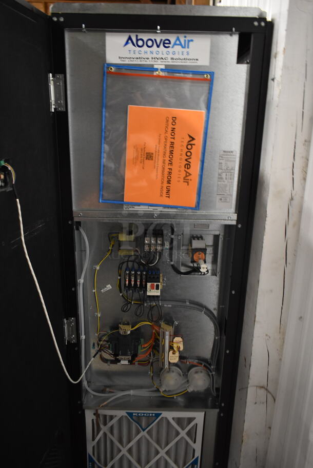 BRAND NEW SCRATCH AND DENT! Above Air MCC-036X-4-000-EC-UF0-CV-4R-2X2 Metal Commercial Vertical Floor Mounted Water Chiller. Goes Great w/ Lots 159 and 160! 460 Volts, 3 Phase.  - Image 5 of 10