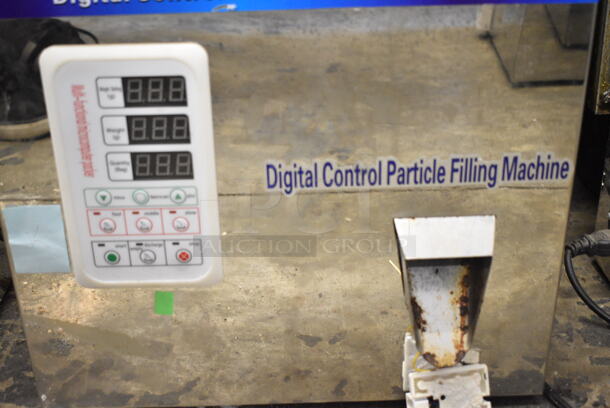 Stainless Steel Commercial Countertop Digital Control Particle Filling Machine. Tested and Working! - Image 4 of 4