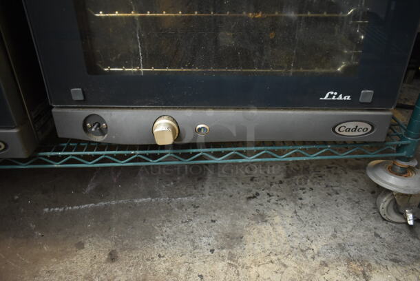 2017 Cadco XAF013 Lisa Stainless Steel Commercial Countertop Electric Powered Convection Oven. 120 Volts, 1 Phase. Tested and Working! - Image 2 of 4