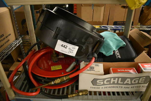 ALL ONE MONEY! Tier Lot of Various Items Including Schlage Deadbolts and Micro-Start XP-10 Jump Starters
