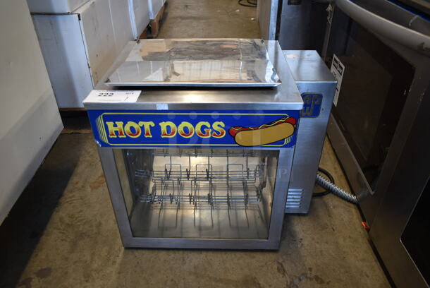 American Permanent Ware DR-1A Stainless Steel Commercial Countertop Hot Dog Rotisserie Merchandiser. 120 Volts, 1 Phase. Tested and Working! - Image 1 of 5