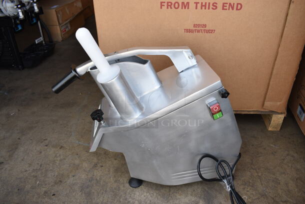 BRAND NEW IN BOX! Avamix Model 177CFP5D Stainless Steel Commercial Countertop Food Processor w/ 7 Various Blades. 120 Volts, 1 Phase. 10x27x24. Tested and Working! - Image 11 of 12