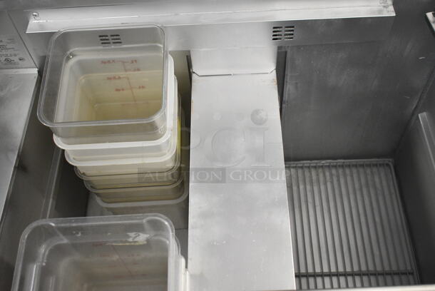 Randell 9030K-513 Stainless Steel Commercial 2 Door Work Top Cooler. Contents Not Included. 115 Volts, 1 Phase. Tested and Powers On But Does Not Get Cold - Image 5 of 6