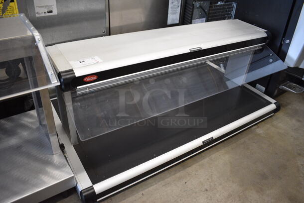 Hatco Metal Commercial Countertop Warming Display Counter w/ Sneeze Guard. 115 Volts, 1 Phase. 48x28x19. Tested and Working!