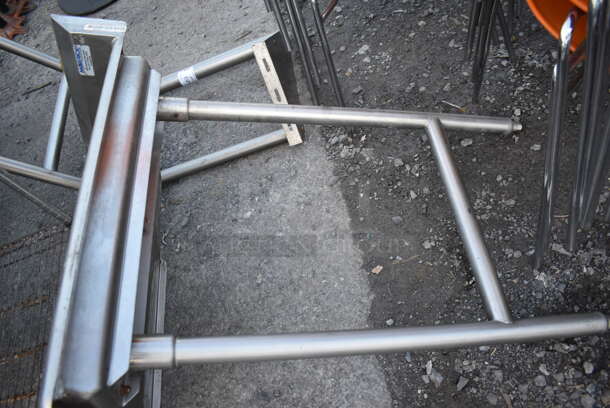 Stainless Steel Commercial Right Side Clean Side Dishwasher Table. Goes GREAT w/ Item 265! 24x30x43 - Image 4 of 4