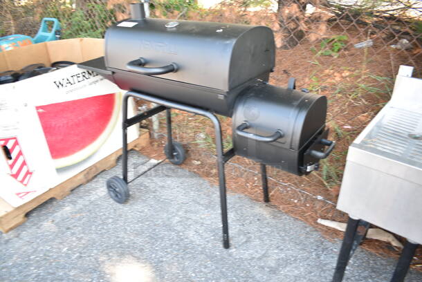 NexGrill 810-0029 29 in. Barrel Offset Charcoal Smoker and Grill in Black - Image 3 of 10