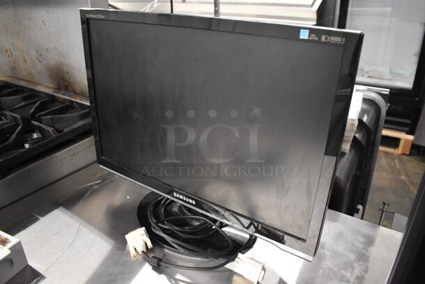 Samsung 2253BW 22" Color Display Monitor w/ Power Cord and HD Cord - Image 2 of 6