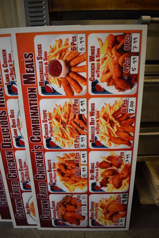 4 LED Menu Board Signs. 48x24. 4 Times Your Bid! - Image 2 of 8