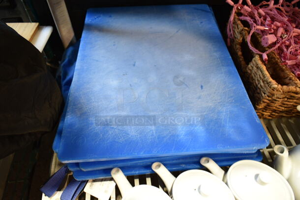 ALL ONE MONEY! Tier Lot of Various Items Including Ceramic Mugs, Pitchers and Blue Cutting Boards. - Image 9 of 9