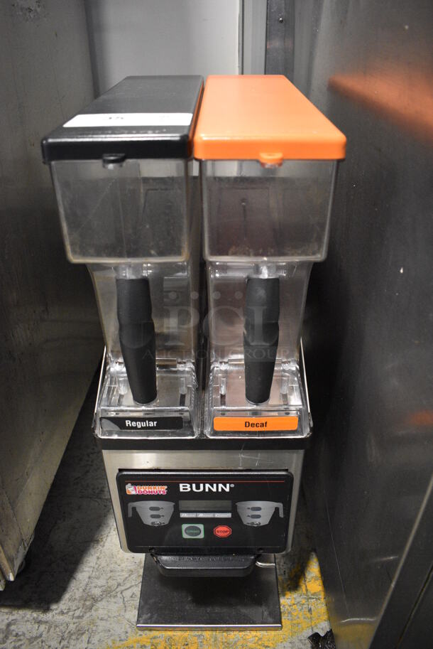 2017 Bunn Model MHG Stainless Steel Commercial Countertop Coffee Machine w/ 2 Hoppers. 120 Volts, 1 Phase. 9x17x29. Tested and Working! - Image 1 of 5