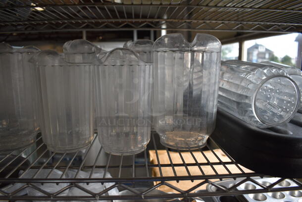 ALL ONE MONEY! Tier Lot of Various Items Including Poly Pitchers and Black Poly Bus Bin Lids - Image 3 of 6